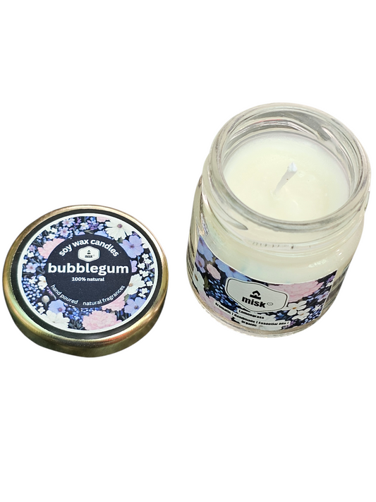 Bubblegum - Natural Soy Wax Candle 30gm