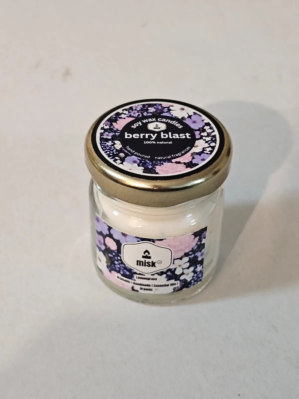 Berry Blast Natural Soy Candle 30g - misk