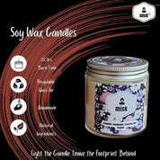 Butterfly Natural Soy Candle - misk