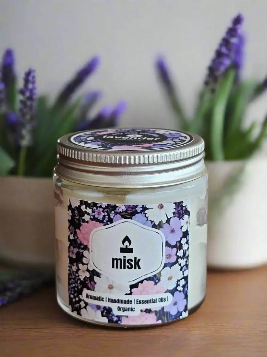 Lavender Soy Wax Candle - misk